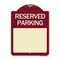 Signmission Blank Reserved Parking Heavy-Gauge Aluminum Architectural Sign, 24" x 18", BU-1824-24298 A-DES-BU-1824-24298 - alternate 1